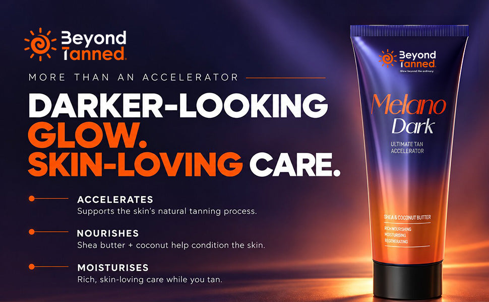 Beyond Tanned Melano Dark Ultimate Tan Accelerator Sunbed Cream 200ml