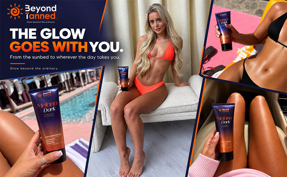 Beyond Tanned Melano Dark Ultimate Tan Accelerator Sunbed Cream 200ml