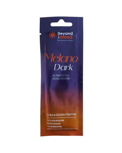 Beyond Tanned Melano Dark Ultimate Tan Accelerator Sunbed Cream 15ml Sachet Beyond Tanned
