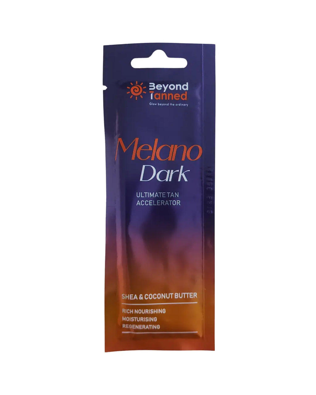Beyond Tanned Melano Dark Ultimate Tan Accelerator Sunbed Cream 15ml Sachet Beyond Tanned