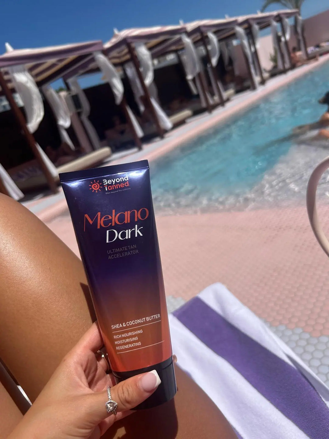 Beyond Tanned Melano Dark Ultimate Tan Accelerator Sunbed Cream 200ml Beyond Tanned